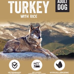 WHITEWOLF NATURALS TURKEY & RICE 12 KG