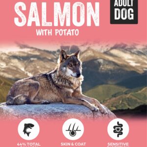 WHITE WOLF NORD SALMON SUPER PREMIUM (ŁOSOŚ Z ZIEMNIAKAMI) 12 KG
